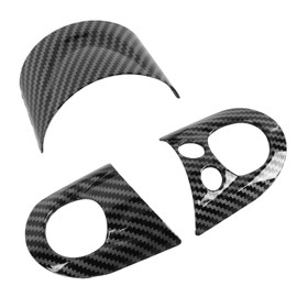 Cubierta del Panel del Volante, Color de Fibra de Carbono, Evita Arañazos para R54 R55 R56 R60, Mejora el Estilo Interior