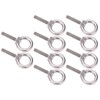 10Pcs Eye Bolt 304 Stainless Steel Lifting Round Ring Screw