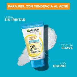 Garnier Express Aclara Exfoliante Anti Acne 150 Acneica Día Noche