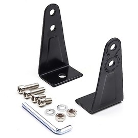 Ygmylandbb Work Light Mount Stay LED Light Bar Mounting Stays Work Light Bracket M10 Set of 2