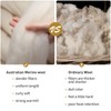 ACUSHLA Merino Wool Camp Blanket - Soft Warm Thick Washable