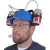Fairly Odd Novelties Beer Soda Guzzler Helmet Drinking Party Hat,