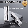 CONJURER Chromatic Harmonica Valveless for Kids Adult Beginners - 12
