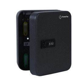 Key Box, 20 Keys, Wall Hanging, PIN Code, Dial Type, Key Management, Office, Home, Exclusive Key Holder, Interior Decoration, Stylish, Japanese Instruction Manual Included