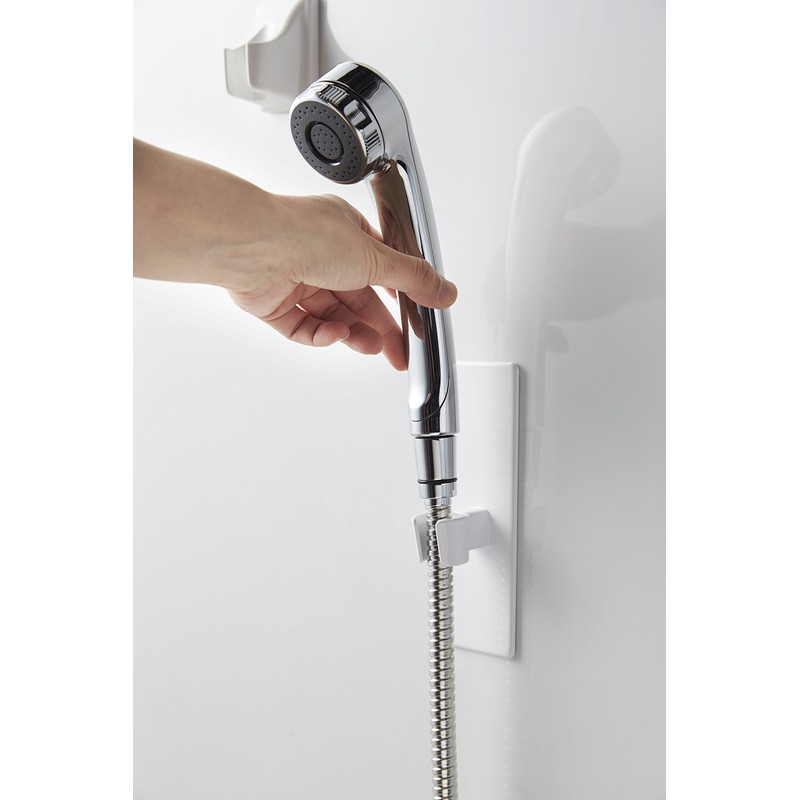 Yamazaki 3805 Magnetic Handheld Shower Holder, Bathroom Shower Hook, Tower,