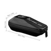 Lixada 2L Waterproof Bicycle Bag for Front Tube Eva Hard