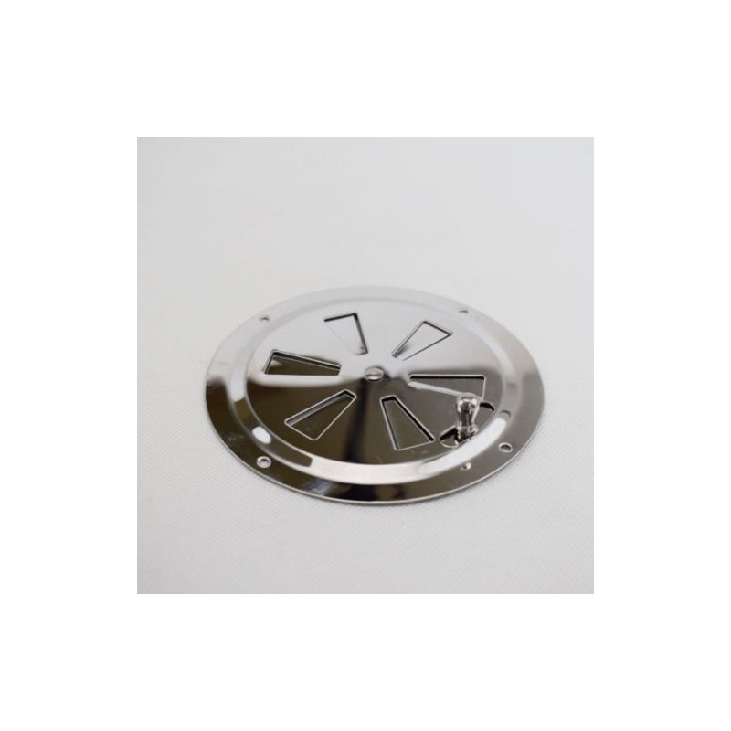 2PCS Round Butterfly Ventilator Vent Cover Stainless 5" Marine Boat