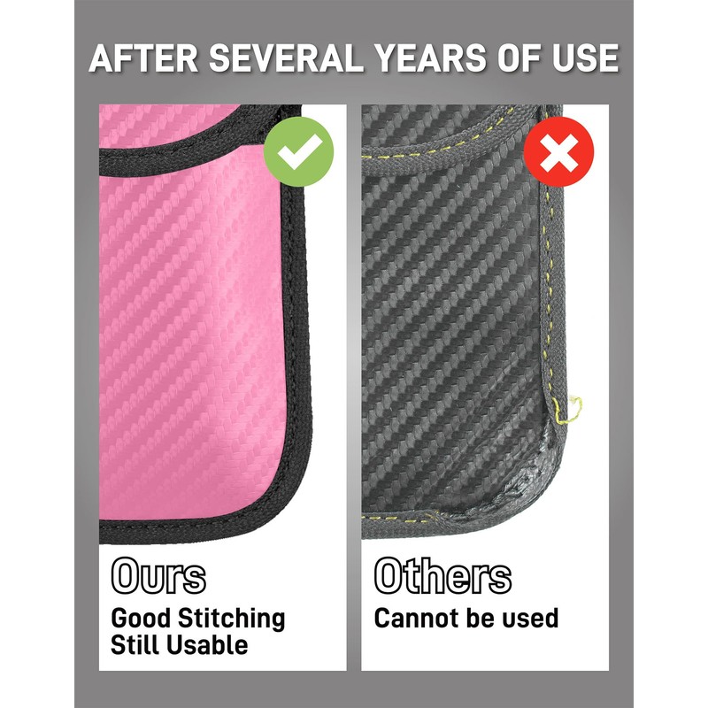 Vammcht Upgraded Faraday Bag for Key Fob (2 Pack), Premium