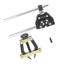 Partuto Roller Chain Tools Kit 25-60 Chain Detacher Breaker Cutter Tool Roller Chain Puller Holder Connection for Bicycle Bike Motorcycle Go Kart ATV Chains Replacement Carbon Steel Black Replacement