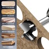 2-3/4"Forstner Drill Bit,Tungsten Carbide Tipped Wood Hole Saw for Hard