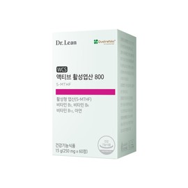 Dr.Lin WCS Active Activated Folic Acid 800 15g 60 tablets 1 unit 60 tablets 1 unit / 닥터린 WCS 액티브 활성엽산 800 15g 60정 1개 60정  1개