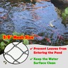 Pond Netting Shield for Leaves,Protects Koi Fish from Birds Cats