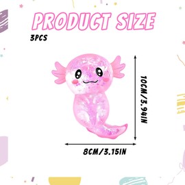 3Pcs Squishy Toys, Soft Squeeze Fidget Toys For Boys and Girls, Stress Squeeze Toy, Fun Sensory Fidgets For Anxiety And Focus