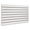 White Slatwall Panels 24"H x 48"L (Set of 2 Panels)