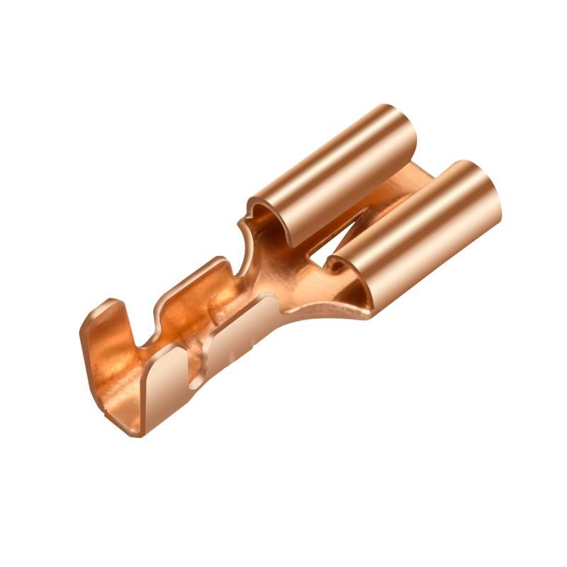 Heschen female spade quick splice crimp terminals 6.3mm crimp connector