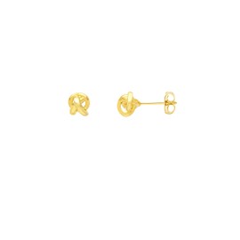 Estella Bartlett Gold Plated Knot Stud Earrings