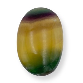 Gemstone Fluorite Carved Palm Stone/Pocket Palm Stone/Reiki Healing & Crystal Grid for Natural Body Chakra Balancing