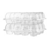 Plastic Cupcake Containers Boxes | 12 Compartment – 8 Pack