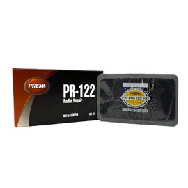 PREMA PR-122 Radial Tire Patches - Passenger Tire and Truck Tire Repair Patches - 7 x 3-1/4 inch 2 Ply Vulcanizing Tire Patches - 10 Per Box