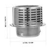 BESPORTBLE Outside Chimney Cap Stainless Steel Chimney Flue Cap Efficient