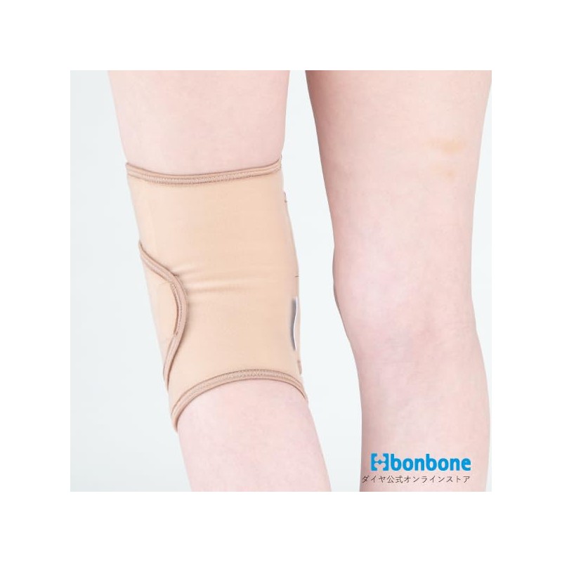 Bonbone Knee Support Knee Wraps Summer 200 Left Beige One