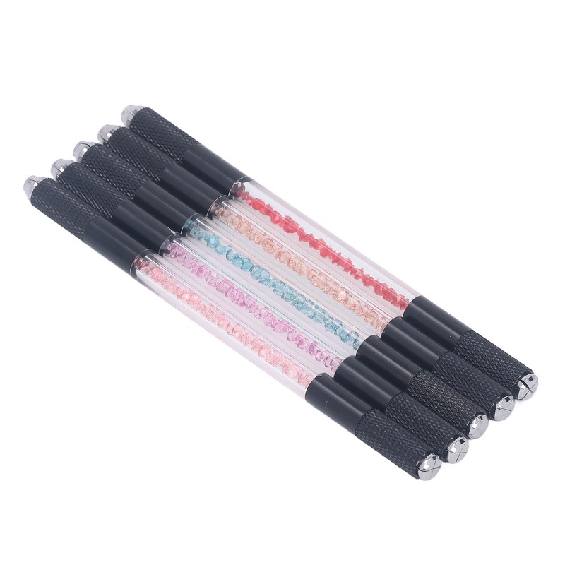 5pcs Microblading Hand Tools Professional Dual Head Manual Tattoo Pen