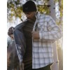 Dixxon Flannel Co. NWT Dixxon Aspen White & Gray Plaid