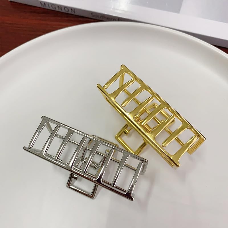 [ナカノヤ] NAKANOYA バンスクリップ 1個 金属 合金 メタル ヘアクロー バンス ジッケピン