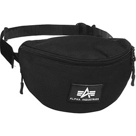 Alpha Industries Rubber Print Belt Bag, black, Classic