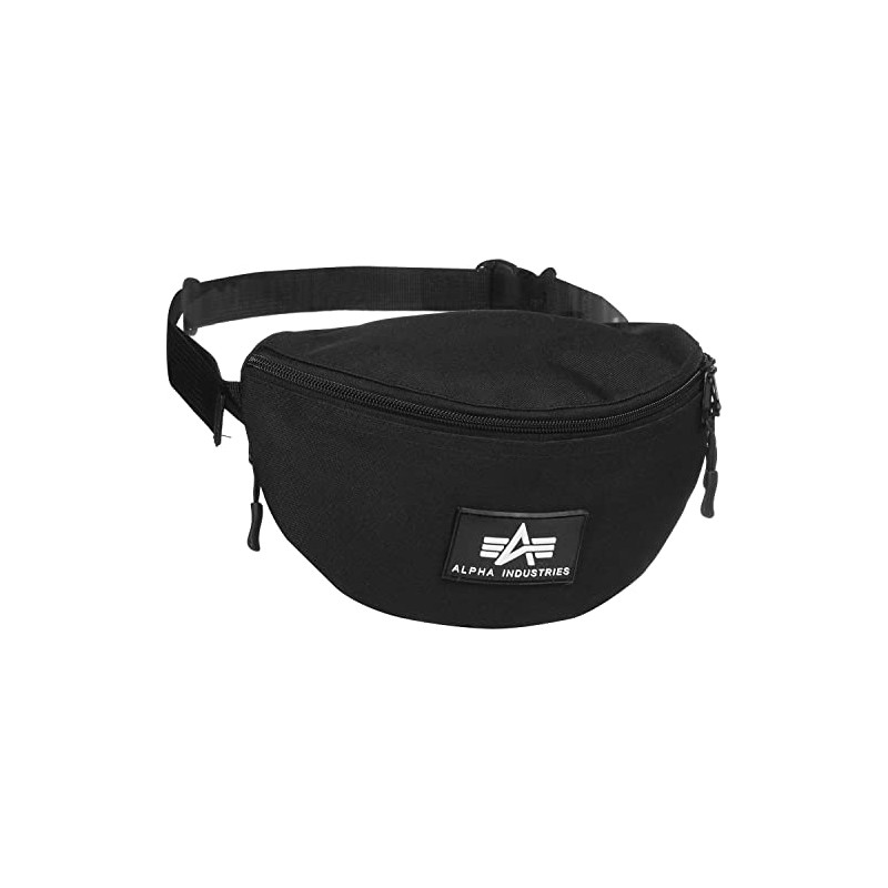 Alpha Industries Rubber Print Belt Bag, black, Classic