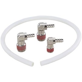 H2O PRO Pressure Fitting Kit, Connects Pressure Switch to Jet Pump, Includes 2 x 1/4" Elbows, 1/8" Elbow and Plastic Tube, Model 148128