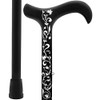 Royal RC Canes Lightweight Folding Carbon Cane – Elegant White