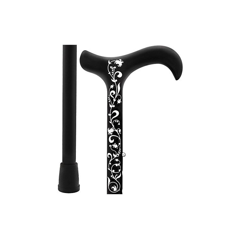 Royal RC Canes Lightweight Folding Carbon Cane – Elegant White