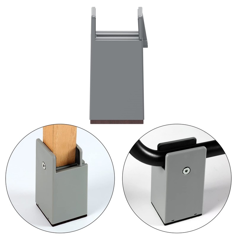 BOIVSHI Table Legs Height Adjustment Height 100mm Set of 4