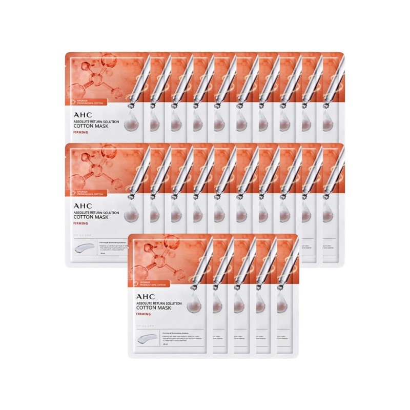 AHC Absolute Return Solution Pure Cotton Mask Pack Firming 25