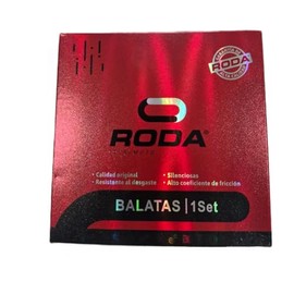 RODA Balatas de TAMBOR (Traseras o Delantera) para Motocicleta Honda GL150 Cargo (2014-2019) – Pastillas de Freno Semimetálicas de Alta Durabilidad y 