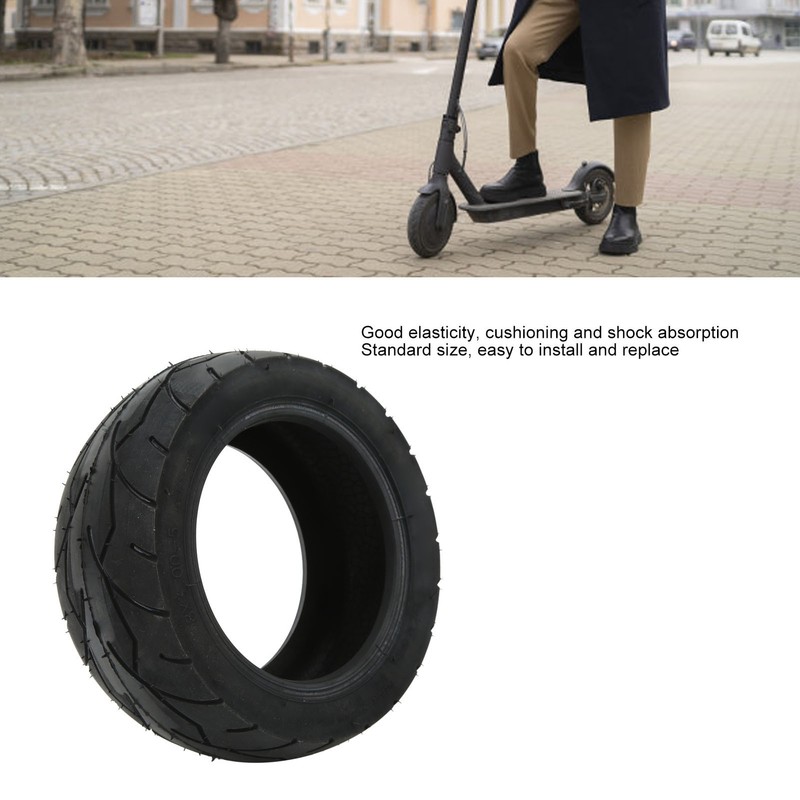 Electric Scooter Tire Replacement Elastic Cushioning Non Slip Rubber Vacuum