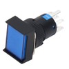 25Pcs Push Button Switch Self Locking AC DC 24V Accessory