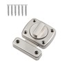 MINMHDONG Door Latch Sliding Bolt Lock Double-Sided Rotating Door Lock