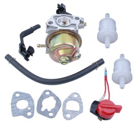 For Honda Carburetor Gasket Choke Lever Fuel Filter Kit For Honda GX160 GX200 Lawn Mower