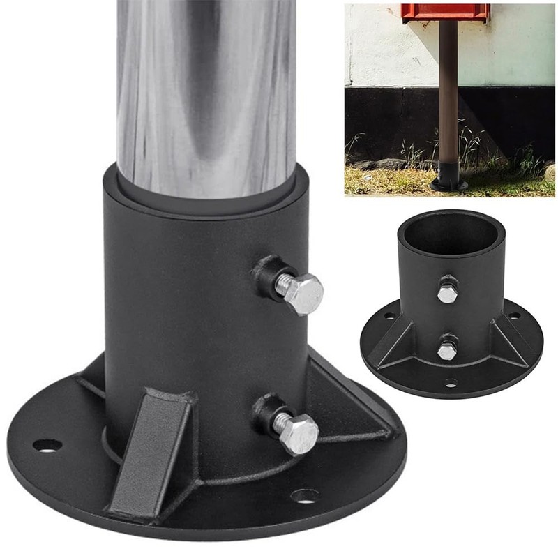 52mm Post Base, Heavy Duty Fence, Mailbox, Flagpole Bracket, Pool