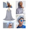 Harewom 4 envolturas para la cabeza de turbante para mujeres