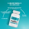 Matter Complete OMG-3, Aceite de Pescado con Omega 3 MaxSimil,