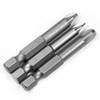 Utoolmart Pozidriv Screwdriver Bits, PZ1+PZ2+PZ3 Pozidriv Head Screw Driver Bit,