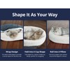 Petace Self Warming Cat Bed, 17.7" x 13.7" Anti-Slip Soft