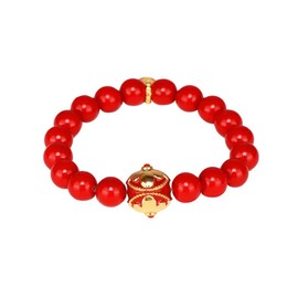 BuDhaGirl Primrose Scarlet Bracelet - Red