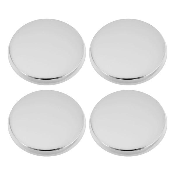 ECSiNG 4 x 38 mm Pop-Up-Waschbeckenstöpsel, Ersatzgewinde, M8-Gewinde, Messing, poliertes