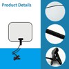 2 PCS Laptop Sun Shade with Adjustable Clip Stand, Portable