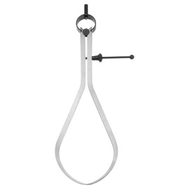 HARFINGTON Spring Joint Caliper 10 inch / 250mm Steel Adjustable Spring Outside Caliper with Solid Nut for Wood Turning Lathe Work