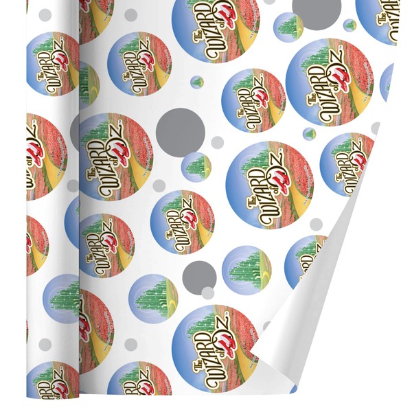 GRAPHICS & MORE The Wizard of Oz Ruby Slippers Logo Gift Wrap Wrapping Paper Roll